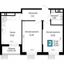Продажа квартиры в новостройке, п городского типа Яблоновский, Тургеневское ш. ул, 1, республика Адыгея