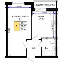 Продажа квартиры в новостройке, Краснодар, им. лётчика Позднякова ул., Д.2ТРА, Краснодарский край