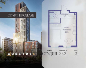 Продажа квартиры в новостройке, Лобачевского ул., Д.92 к.6, Москва
