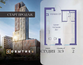 Продажа квартиры в новостройке, Лобачевского ул., Д.92 к.6, Москва