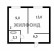 Продажа 1-комнатной квартиры, Черепаново, Рабочая ул., 34, Новосибирская область